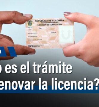 Renovación de licencia de conducir en Colombia