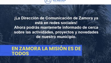 Zamora abre sus cuentas oficiales en redes para promover participación vecinal